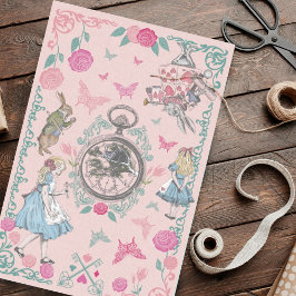  Alice in Wonderland Fairytale ontkoppeling Tissuepapier