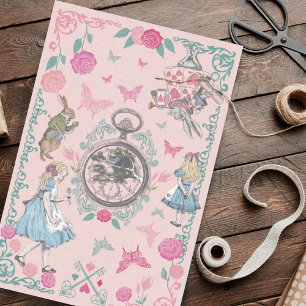  Alice in Wonderland Fairytale ontkoppeling Tissuepapier