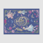 Alice in Wonderland Fairytale ontkoppeling Tissuepapier (Voorkant)