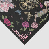  Alice in Wonderland Fairytale ontkoppeling Tissuepapier (Detail)