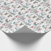  Alice in Wonderland Fairytale Storybook Cadeaupapier (Hoek)