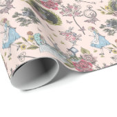  Alice in Wonderland Fairytale Storybook Cadeaupapier (Rol Hoek)