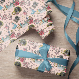 Alice in Wonderland Fairytale Storybook Cadeaupapier