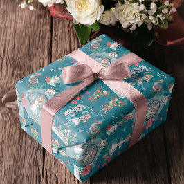  Alice in Wonderland Fairytale Storybook Wr Cadeaupapier