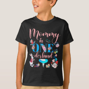 Alice In Wonderland Familie Moeder Van De Verjaard T-shirt
