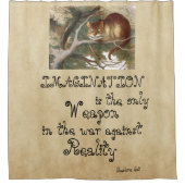 Alice in Wonderland - FANTASIE CAT 1865 Douchegordijn (Voorkant)