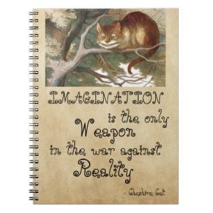 Alice in Wonderland - FANTASIE CAT 1865 Notitieboek