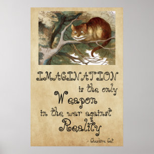 Alice in Wonderland - FANTASIE CAT 1865 Poster