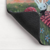 Alice in Wonderland Fantasy Art Mousepad Muismat (Hoek)