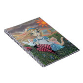 Alice in Wonderland Fantasy Art Notitieboek (Rechterzijde)