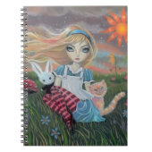 Alice in Wonderland Fantasy Art Notitieboek (Voorkant)