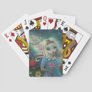 Alice in Wonderland Fantasy Art Speelkaarten