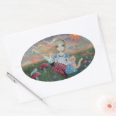 Alice in Wonderland Fantasy Art Stickers (Envelop)
