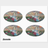 Alice in Wonderland Fantasy Art Stickers (Vel)
