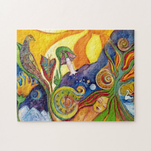 Alice in Wonderland Fantasy Fairy Sunshine Dream Legpuzzel (Horizontaal)