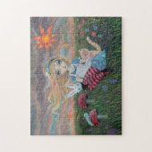 Alice in Wonderland Fantasy sprookjesachtige kunst Legpuzzel (Verticaal)