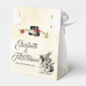 Alice in Wonderland Favor Box Bedankdoosjes (Achterkant)