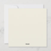 Alice in Wonderland Feestdagenkaart (Achterkant)