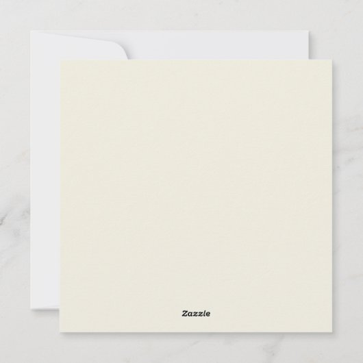 Alice in Wonderland Feestdagenkaart (Achterkant)