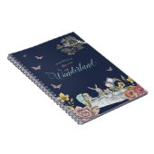 Alice in Wonderland  feiale-thema Notitieboek (Rechterzijde)
