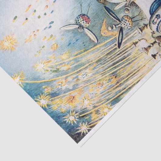  Alice in Wonderland Fireworks Decoupage Tissuepapier (Detail)