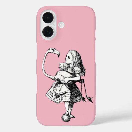 Alice in Wonderland Flamingo Case-Mate iPhone Case (Achterkant)