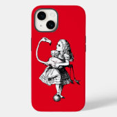 Alice in Wonderland Flamingo Case-Mate iPhone Case (Achterkant)