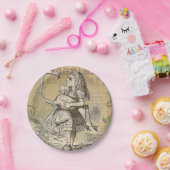 Alice in Wonderland Flamingo Classic Papieren Bordje (Feest)