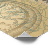 Alice in Wonderland Flamingo Classic Poster (Hoek)