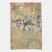 Alice in Wonderland Flamingo Classic Theedoek (Verticaal)