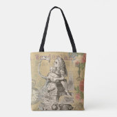 Alice in Wonderland Flamingo Classic Tote Bag (Achterkant)