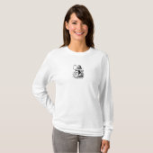 Alice in Wonderland flamingo croquet T-shirt (Voorkant volledig)