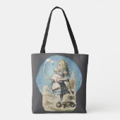 Alice in Wonderland Flamingo Croquet Tote Bag (Achterkant)