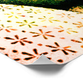 Alice in Wonderland Flamingo Croquet Waterverf Poster (Hoek)