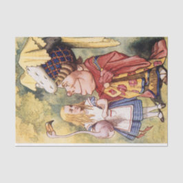  Alice in Wonderland Flamingo Decoupage Tissuepapier