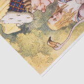 Alice in Wonderland Flamingo Decoupage Tissuepapier (Detail)