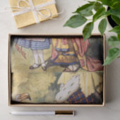 Alice in Wonderland Flamingo Decoupage Tissuepapier (Geschenk)