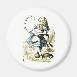 Alice in Wonderland: Flamingo Magneet