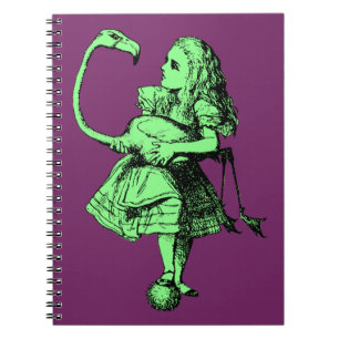 Alice in Wonderland Flamingo Notitieboek