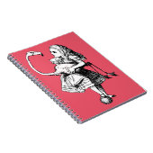  Alice in Wonderland Flamingo Notitieboek (Rechterzijde)
