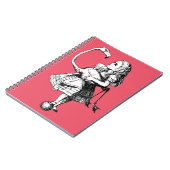  Alice in Wonderland Flamingo Notitieboek (Linkerzijde)