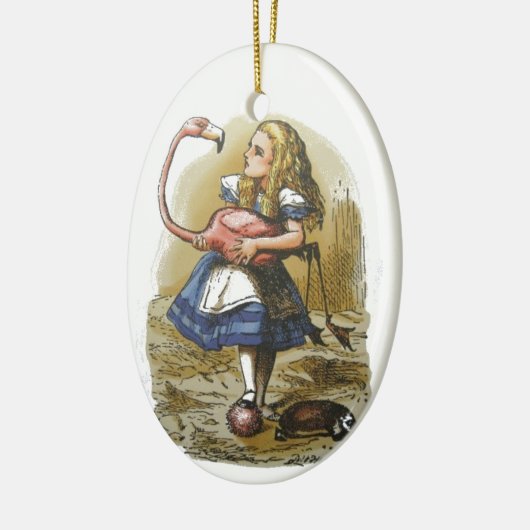 Alice in Wonderland Flamingo Ornament (Links)