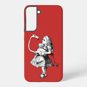 Alice in Wonderland Flamingo Samsung Galaxy Hoesje