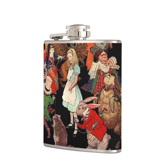 Alice in Wonderland Flask Heupfles (Links)