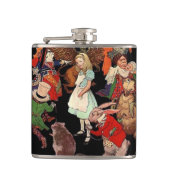 Alice in Wonderland Flask Heupfles (Voorkant)