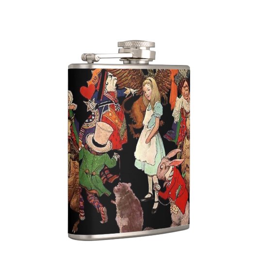 Alice in Wonderland Flask Heupfles (Rechts)