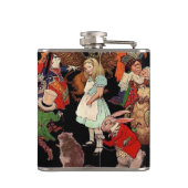 Alice in Wonderland Flask Heupfles (Achterkant)