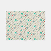 Alice in wonderland fleece deken (Voorkant (Horizontaal))