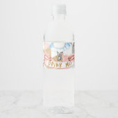 Alice in Wonderland Flessenlabel Waterfles Etiket (Voorkant)