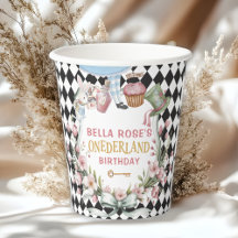 Alice in Wonderland Flower Frame  1st birthday